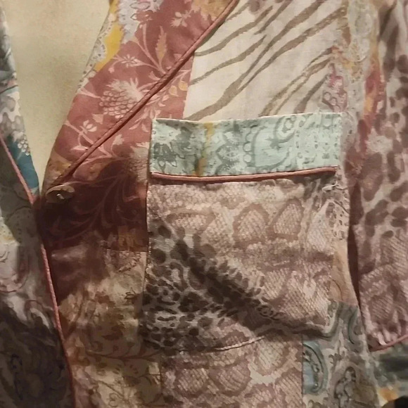 JOHNNY WAS MARSEILLE GARDEN RESORT LINEN TOP SIZE S - Picture 5 of 6